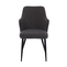 Стул FREDDY черный/велюр ANTRACITE LUX b28