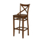 Стул барный СОЛО-Б т.004 с жестким сидением (Светлый дуб с черной патиной)