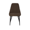 Стул LEO черный/велюр BROWN LUX b29 коричневый - фото 2
