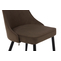 Стул LEO черный/велюр BROWN LUX b29 коричневый - фото 5