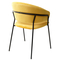 Стул ГЕММА черный/тк. велюр желтый Nella 171 - фото 2