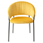 Стул ГЕММА черный/тк. велюр желтый Nella 171 - фото 3