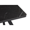 Стол прямоугольный BOBY RADIAL-120  120+40*80 черный/Stone Black St Cer - фото 4