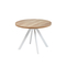 Стол круглый RONDO M-100 100+35*100 белый/ламинат дуб каньон
