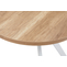 Стол круглый RONDO M-100 100+35*100 белый/ламинат дуб каньон - фото 5