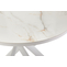 Стол круглый RONALDO-120  120+40*120 белый/Beldia Bianco Gloss Premium Cer - фото 5