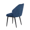 Стул MICHAEL черный/велюр BLUE LUX b8 синий - фото 3
