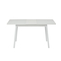 Стол прямоугольный TIRK RADIAL-110  110+32*70 белый/стекло белое - фото 2