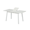 Стол прямоугольный TIRK RADIAL-110  110+32*70 белый/стекло белое - фото 3