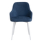 Стул КАМЕЛИЯ белый/тк. Десерт 11 синий - фото 2