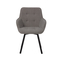 Стул РОМЕО-ФИКС черный/велюр Б22 серый - фото 2