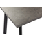 Стол прямоугольный БОРГ-120 120+40*80 черный/ламинат дымчатая керамика - фото 4