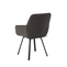 Стул РОМЕО-ФИКС черный/велюр Б28 антрацит - фото 4