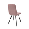 Стул РОМ черный/велюр Б36 пыльная роза - фото 2