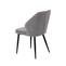 Стул МИШЕЛЬ черный/велюр Б22 серый - фото 4