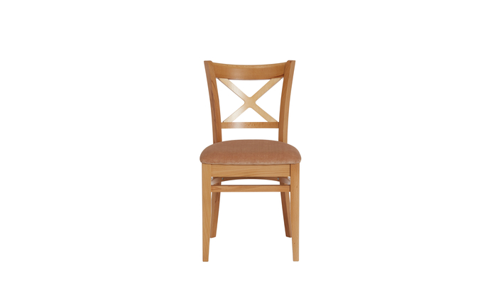 Стул МАРИО т.0/тк. Velvet Lux 51 (2С) беж (Светлый бук без тонировки) бук - фото 2