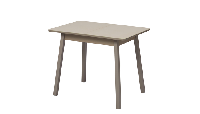 Стол прямоугольный TIRK RADIAL-94  94+32*64 капучино/стекло капучино