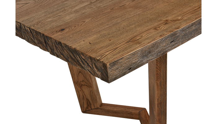 Стол прямоугольный КРАФТ-М 160*95 т.004 (Светлый дуб с черной патиной) - фото 3