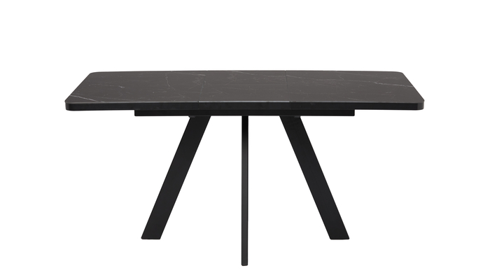 Стол прямоугольный BOBY RADIAL-120  120+40*80 черный/Stone Black St Cer - фото 3