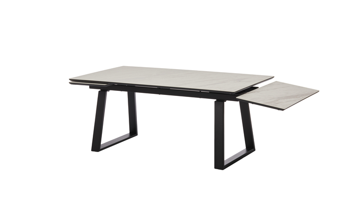 Стол прямоугольный MILANA-180 180+45+45*98 черный/Palissandro Premium Cer - фото 4