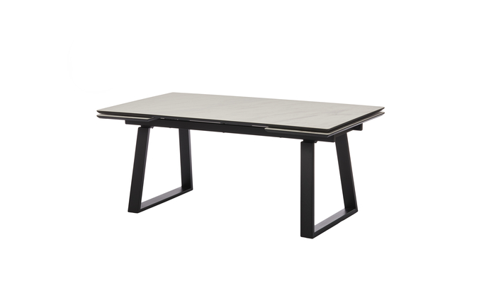 Стол прямоугольный MILANA-180 180+45+45*98 черный/Palissandro Premium Cer