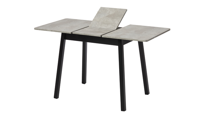 Стол прямоугольный TIRK RADIAL-94  94+32*64 черный/серый сланец - фото 3