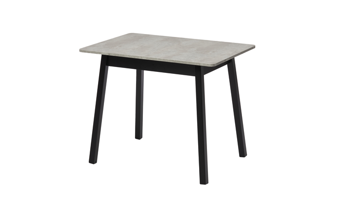 Стол прямоугольный TIRK RADIAL-94  94+32*64 черный/серый сланец