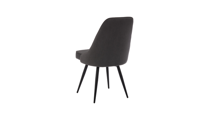 Стул поворотный LEO-R черный/велюр ANTRACITE LUX b28 антрацит - фото 5