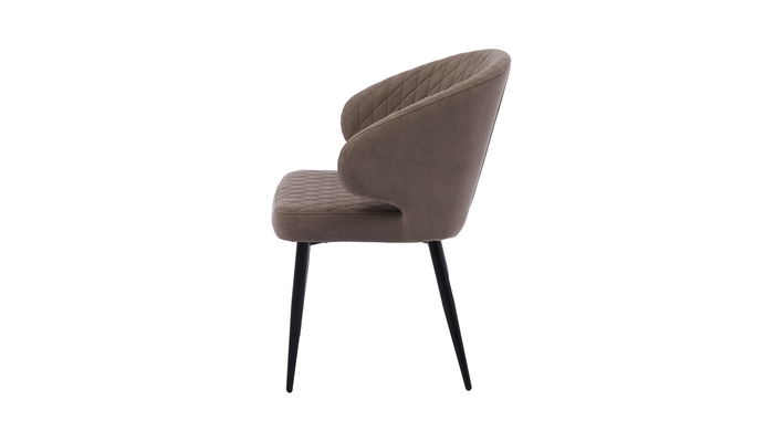 Стул ROB черный/велюр LATTE LUX b5 латте - фото 3