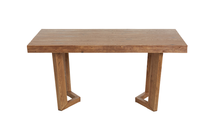 Стол прямоугольный КРАФТ-М 160*95 т.002 (Светлый дуб с коричневой патиной) - фото 3