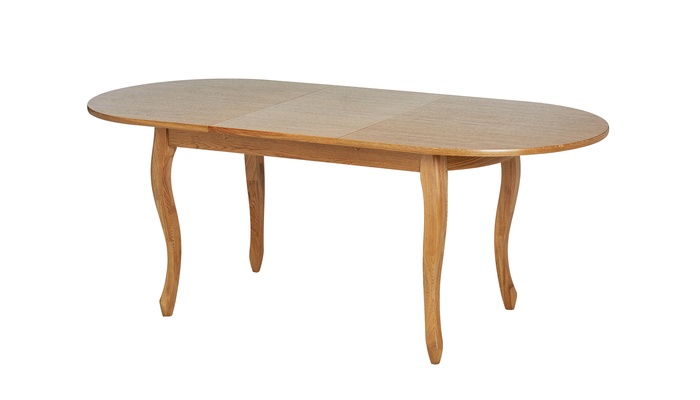 Стол овальный МАРСЕЛЬ-ОВ 150+50*90 т.004 (Светлый дуб с чёрной патиной) - фото 3