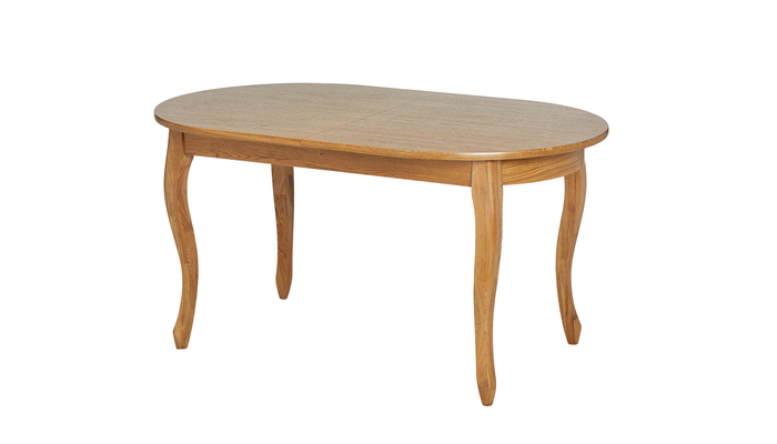 Стол овальный МАРСЕЛЬ-ОВ 150+50*90 т.004 (Светлый дуб с чёрной патиной)