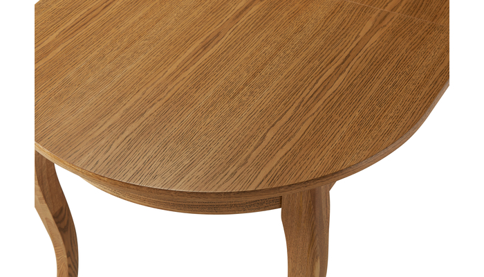 Стол овальный МАРСЕЛЬ-ОВ 150+50*90 т.004 (Светлый дуб с чёрной патиной) - фото 5