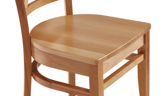 Стул МАРИО т.0 с жестким сиденьем (Светлый бук без тонировки) бук - фото 5