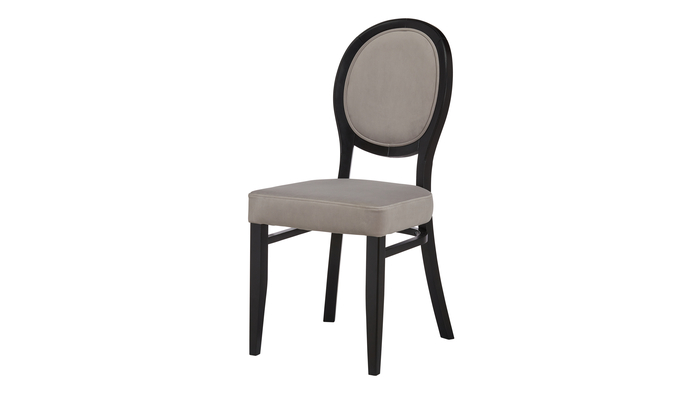 Стул ОРИОН т.876/тк. 910 7451 A15 серый (Венге)