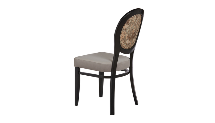 Стул ОРИОН т.876/тк. 910 7451 A15 серый (Венге) - фото 4