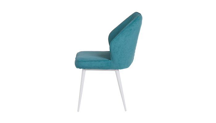 Стул MICHAEL белый/велюр MINT LUX b15 мятный - фото 3