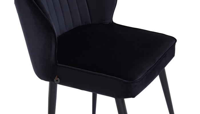 Стул MICHAEL черный/велюр BLACK LUX mr24 черный - фото 5