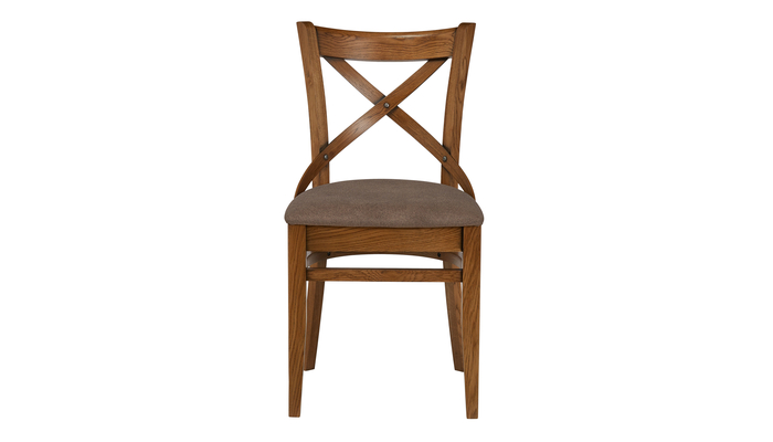 Стул СОЛО т.004/тк. Loft 232 (2С) коричневый (Светлый дуб с черной патиной) - фото 2