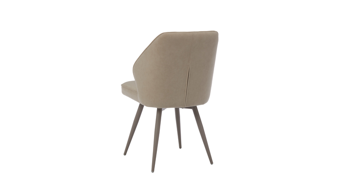 Стул поворотный МИШЕЛЬ-360 капучино/велюр Б03 кремовый - фото 5