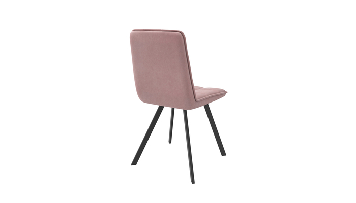 Стул РОМ черный/велюр Б36 пыльная роза - фото 2