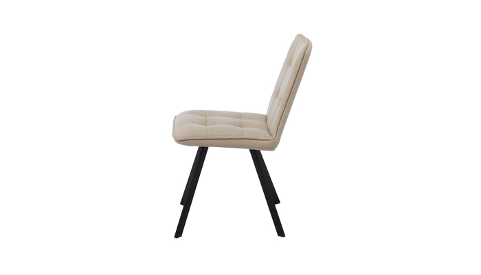 Стул РОМ Д черный/велюр Б03 кремовый - фото 3