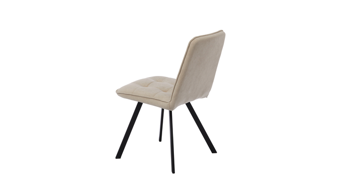 Стул РОМ Д черный/велюр Б03 кремовый - фото 4